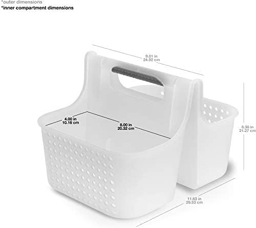 Miniatura 6 de madesmart Bolsa grande de agarre suave, almacenamiento de baño debajo del fregadero, organización multiusos del hogar, certificado EPA, blanco