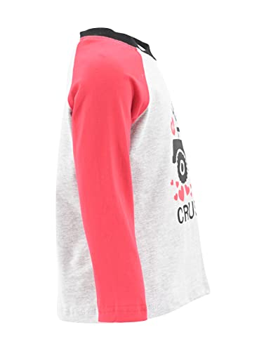 Image of Unique Baby Boys Long Sleeve Raglan Graphic T-Shirt for Toddlers and Kids
