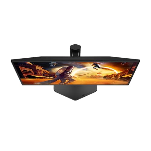 Image of AOC Sr Computer Monitor 62.2 Cm (24.5 inch) 2560 X 1440 Pixels, W129162790 ((24.5) 2560 X 1440 Pixels Quad Hd Led Black, Red)