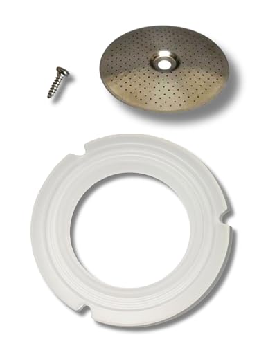 Recamat Pack Junta Silicona Filtro Ducha Tornillo Portafiltro Recambio Cafetera Cecotec Cafelizzia Cumbia Modelos 790 890 Pro Steel Duo Shiny Fast Repuesto Duradero Calor
