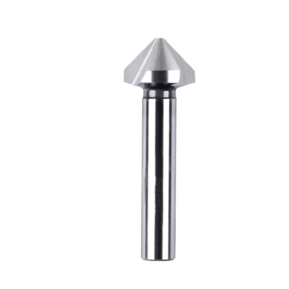 Fresa in Acciaio rapido a 90 Gradi, Punta for Lavorazione dei Metalli con 1/3 di Flauto, Punte for Fresa a Candela for Legno plastico, 1 Pezzo(23MM*3)
