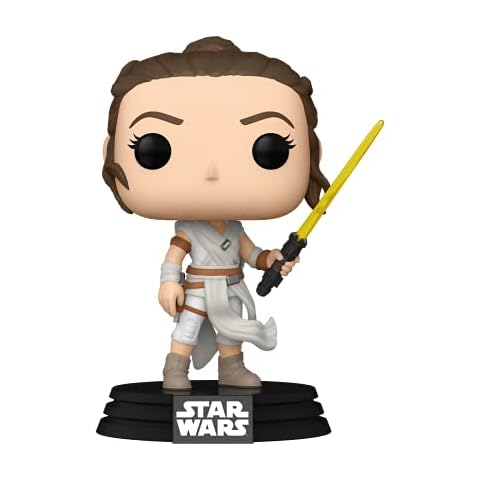 Funko 51482 POP Star Wars: SWEp9- Rey w/ Yellow Saber Cover