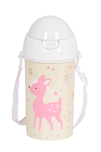 Botella 500Ml Apertura Autom. Con Pajita Safta Preescolar &Quot;Forest&Quot;