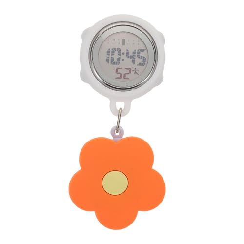 FRCOLOR Reloj De Enfermera Que Brilla La Oscuridad Reloj Digital Clip Retráctil Resistente Al Agua Accesorio Profesional para Estudiantes De Enfermería Personal Hospitalario y Mujeres