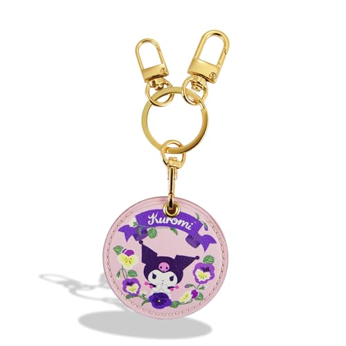 Image of Sonix x Sanrio Keychain Case Compatible with Apple AirTag | Protective Cover Keychain | Hello Kitty & Friends - Floral Kuromi