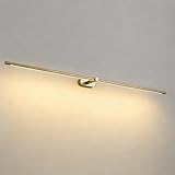 Materiali di alta qualità: il corpo della lampada da parete è realizzato in metallo antiossidante di alta qualità e l'efficace dissipazione del calore rende la lampada da parete più resistente e ne prolunga la durata. Paralume in acrilico, barra luminosa a LED all'interno, tecnologia di verniciatura avanzata, resistente e di lunga durata.
