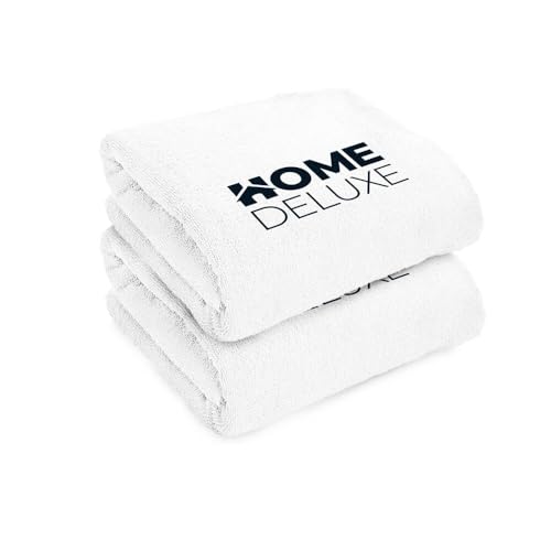 Home Deluxe - Handtuch 2er Set - 40 x 70 cm, 100% Baumwolle I Badetuch Saunatuch Strandtuch Handtuchset