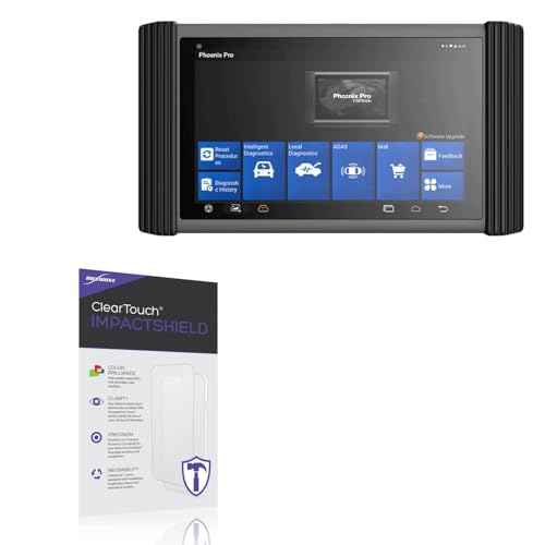 BoxWave Screen Protector Compatible with Topdon Phoenix Pro (12 in) - ClearTouch ImpactShield (2-Pack), Impenetrable Screen Protector Flexible Film