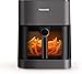 Price comparison product image Panasonic NF-CC500SXC Air Fryer With Viewing Window, 5L, 80-200°C, Digital Timer & LCD, Gentle Steam, 11 Presets, Easy Clean, Matt Grey