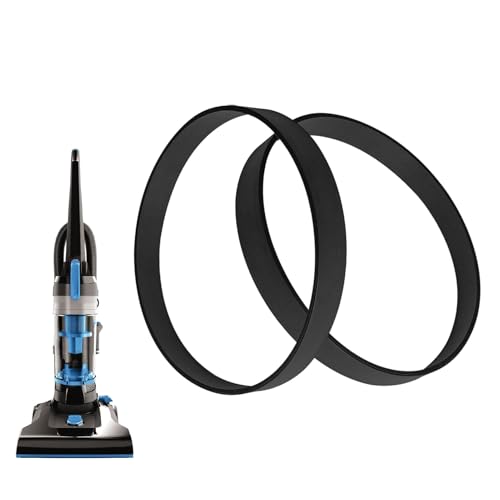 Grosion 2 Pcs Carpet Cleaner Belt,Rubber Drive Belt Bands for Hoover,Universal Replacement Carpet Drive Belt Bands,Fit Morphy Richards Vax Tesco Series Steam Vacuum Cleaner(black)