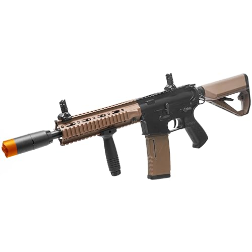Arcturus Tactical Lwt Mk-Ii Cqb 10 Inch Polymer- Electric Full/Semi-Auto Airsoft Aeg Sport Starter Pack Black-Tan With Battery And Charger thumb #4