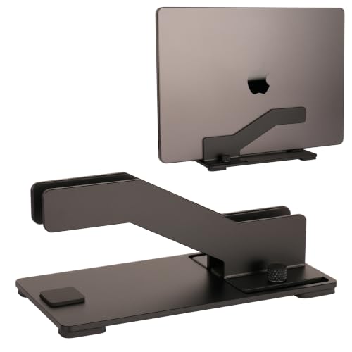 Psitek Adjustable Vertical Laptop Stand, Aluminum Holder for MacBook Laptop - image 1