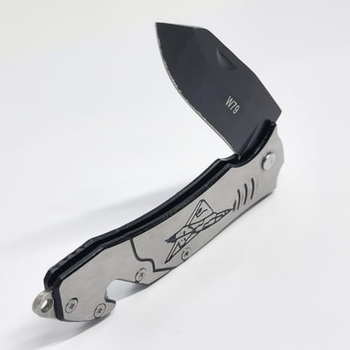 Canivete Multiuso de Aço Inox, com abridor de garrafa, dobrável, Idela para pescaria e acampamento.