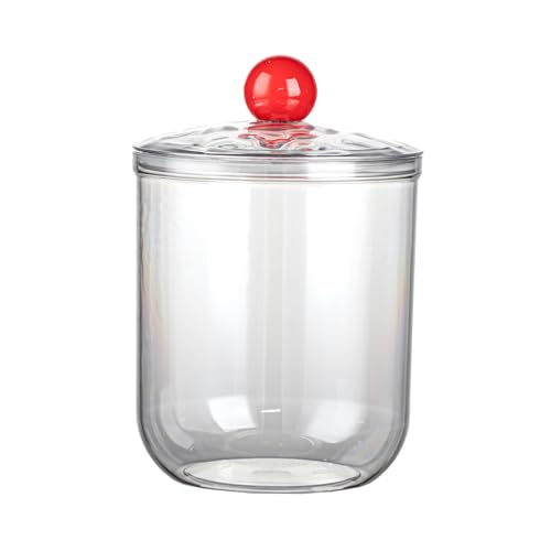 KEKEHOME 47oz Clear Candy Jar with Lid for Office Desk, Plastic Cookie Storage Jar for Kitchen Counter,1400ml by KEKEHOME - Image 9