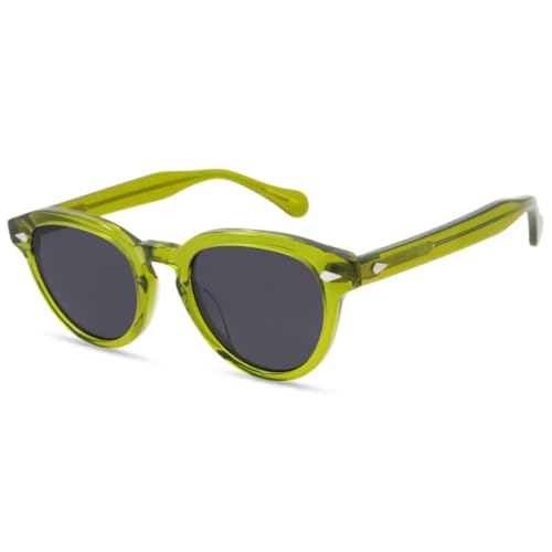 Lunettes de soleil en acétate faites main protection UV extérieur mixte
