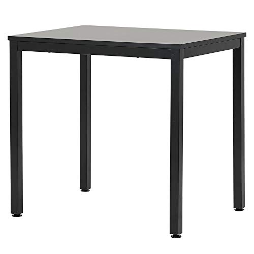 Exclusive Discount 90% Price Roomnhome Bistro Table/Bar Table, 31.5"/47'' Dining, Solid Metal Frame, Sturdy Table/Bar Table with MDF Top with 29.5" / 33'' Height (Indoor Use Recommended) (Table/Black)