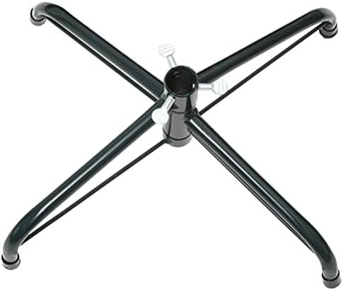 DOITOOL Christmas Tree Stands Artificial Tree Folding Holder Base Adjustable Christmas Tree Holder for Fake Trees Less Than 1 in Diameter Foldable Metal Universal Tree Stand for Xmas Tree
