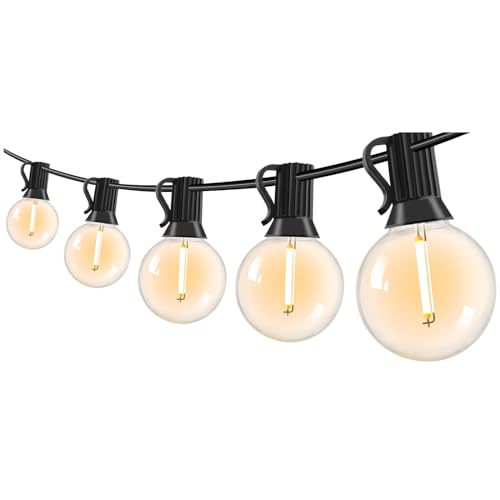 AxiwoIntl Lichterkette Außen - 18M / 60FT Outdoor Lichterkette mit 30+2...
