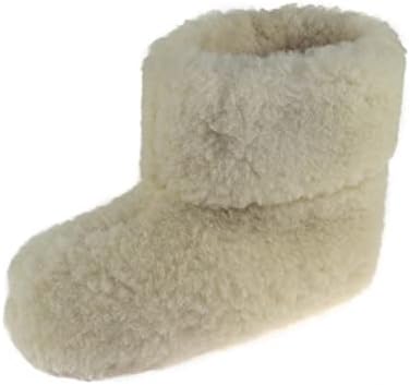 APREGGIO Pantoffels voor heren en dames, uiterst comfortabele en zachte wollen pantoffels van 100% wol, warme huisschoenen voor de winter, hoog model, robuuste leren zool, beige, 39/40 EU APREGGIO Pantoffels voor heren en dames, uiterst comfortabele en zachte wollen pantoffels van 100% wol, warme huisschoenen voor de winter, hoog model, robuuste leren zool, beige, 39/40 EU
