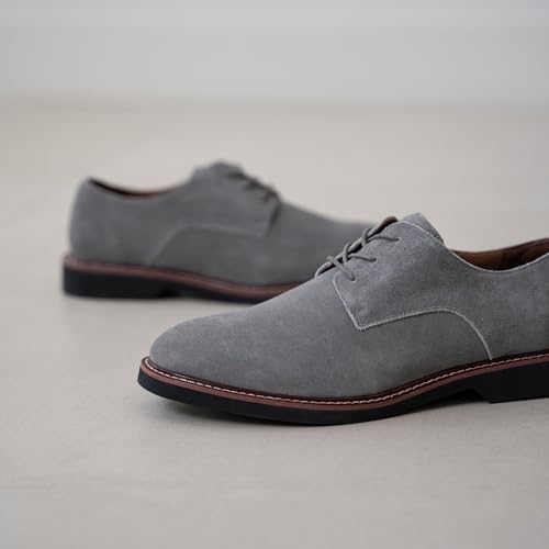 Image of Gunnar and Troy Sentinel Mens Oxford Dress Shoes, Multi-Colors & Sizes | Men's Wingtip Oxford Dress Shoes, Soft Leather Classic Lace-Up Modern Shoes