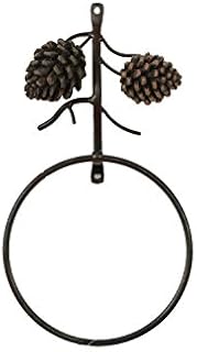 DEI Country Pinecone Towel Ring, 6-Inch