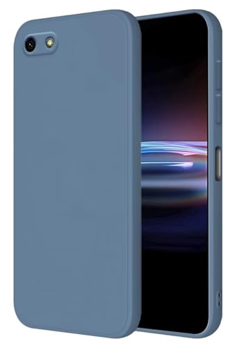 HONLEN Funda Compatible para Huawei Y5 2018 / Honor 7S / Y5 Prime 2018 Case, (5.45' Inches) Líquida TPU Silicona Cover con Anti-Rasguño, Cáscara Suave Cubierta Lavanda Gris