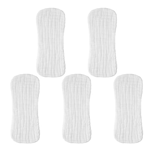 IWOWHERO Cotton Baby Diapers Dog Diapers Absorbent Breathable Reusable Washcloths Infants Newborns White Size 46 * 17