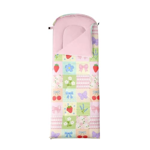 Feelyou Sleeping Bags para Camping con Estampado Leopardo y Daisy Floral miniatura 4