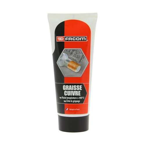 FACOM 006116 Graisse Cuivre Haute Température 200 g – Anti-Grippage & Anti-Corrosion – Jusqu’à 1000 °C