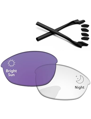 Image of Replacement Lenses & Rubber Kits for Oakley Half Jacket 2.0 OO9144 62mm - Precision Fit, UV Block, Impact Resistant