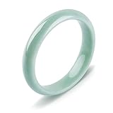 LIU'S TUNG Natural Jade Bangle Bracelet for Women Handcrafted Girls' Jade Jewelry with Gift Box (Sma