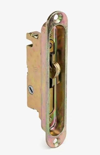 Easy Fix Hardware Sliding Door Mortise Lock with Trim Face Plate | Mortise Locking Mechanism Replacement Patio Glass Screen Door Lock Latch Repair | Fix and Repair Sliding Door Lock Latch Hardware