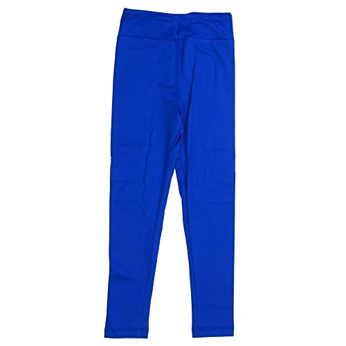 Lularoe Kids Sm-Med S/M Solid Blue Buttery Soft Leggings fits Sizes 2-6 49072