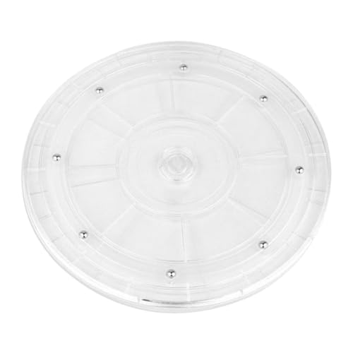 DOITOOL Organizador Giratorio Acrílico Transparente Bandeja Rotatoria para Especias y Almacenamiento Cocina Soporte Redondo Multifuncional para Hogar