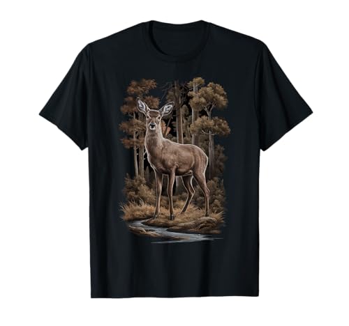 Cadeau et Vêtements de Chasse pour Chasseurs de Chevreuils T-Shirt