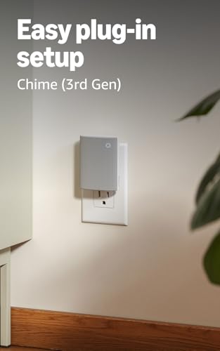 Image of Ring Battery Doorbell (newest model), Speckled Gray with Chime (newest model), White