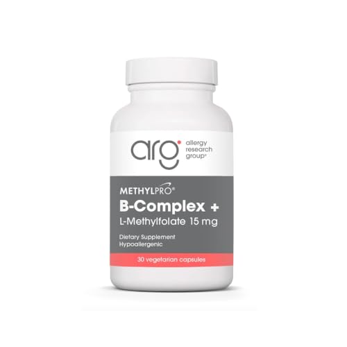 Image of MethylPro B-Complex + L-Methylfolate 15 mg - Methylated Vitamin B Complex for Women and Men, Cellular Energy Support with Folate, Niacin and Biotin, VIT B Supplement - 30 Vegan Capsules (Pack of 1)