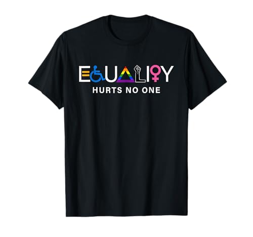 Hurts No One LGBTQ Pride Menschenrechte Männer Frauen T-Shirt