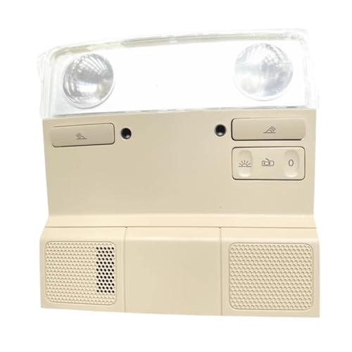 Luz de techo para VW Golf y Jetta lámpara de lectura beige con focos integrados 1K0947105P