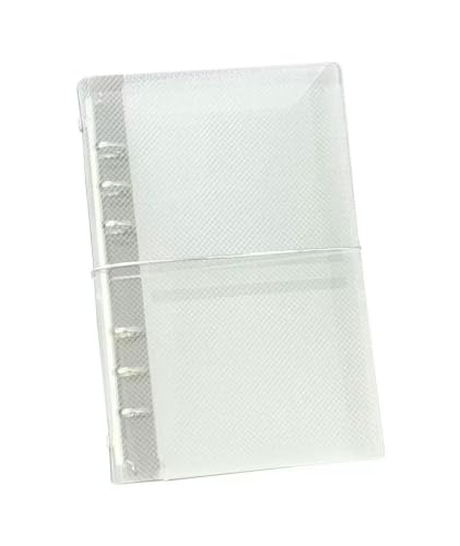 Image of M5 Mini Size Binder Cover Clear Plastic 5 Ring Shell
