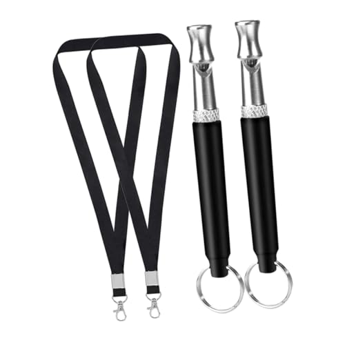 HAPINARY Outdoor Dog Training Metal Whistle with Lanyard Multipurpose Pet Training Tool