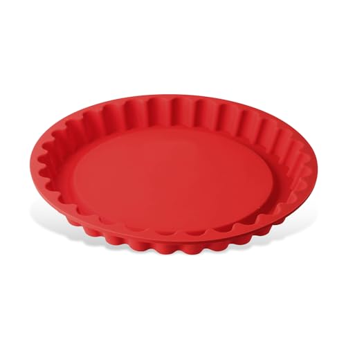 Dr. Oetker Silikon-Obstkuchenform Flexxibel Love Ø28 cm – Backform aus Platinsilikon, vielseitig einsetzbar, ideal für kleine Kuchen, Eis & Desserts