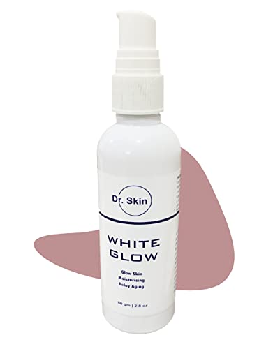 Dr.Skin White Glow Cream – Face Glow Cream, Dermatologically Approved, With SPF 30, Lighten and Brighten, Reduces Spots, Fine-lines and Wrinkles, 80gm