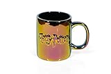 Harry Potter Logo 11oz Ceramic Coffee Mug with Iridescent Metallic Holographic Finish for Lattes,...