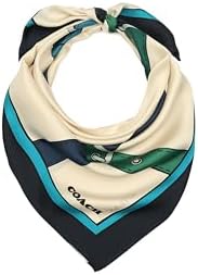 Coach Women's Tromp Loeil Leather Belt Printed Silk Square