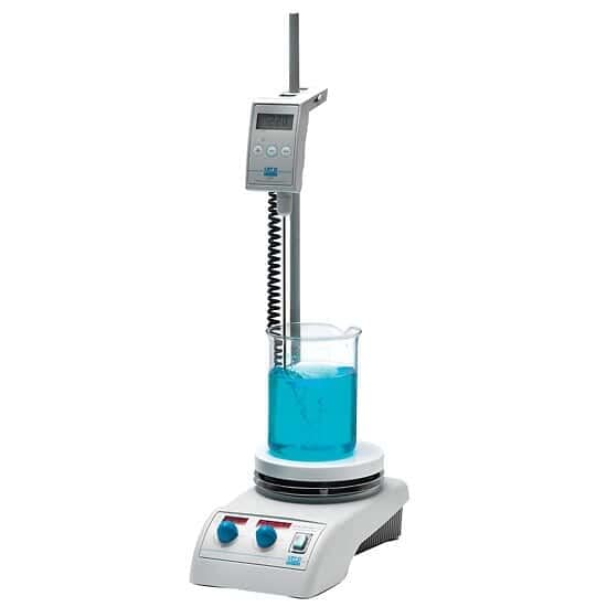 Velp SB20510410 AREX Digital Pro Ceramic Coated Stirring Hot Plate, Round Top; 115 VAC