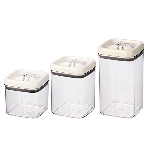 Better Homes and Gardens 3 Container Flip-Tite Containers, White by Better Homes & Gardens