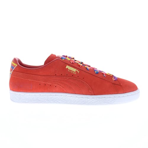 PUMA Mens Trevor Project X Suede Lace Up Sneakers Shoes Casual - Red2
