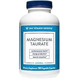 The Vitamin Shoppe Magnesium Taurate 125MG, Supports Energy Production, Muscle Relaxation and...