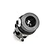 Ensun 3/4-36 Spline x 3/4 DD Black Single Steering Shaft Universal U Joint, Maximum Working Angle: 35° Degree, Total Length: 83mm (3-1/4